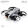 Picture of WRAPGRADE Skin Stickers Compatible with DJI Avata 2 (Airforce Silver)