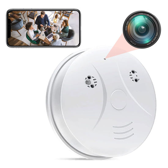 Picture of DAIFAC Hidden Camera Wireless Spy Camera HD Smoke Detector,WiFi Remote Real-Time Home Nanny Cam,Security Mini Small Pet Camera,Indoor Camera for Home Security/Office