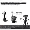 Picture of LCNCY Binocular and Spotting Scope Tripod Stand - Camera Tripod - Universal Lightweight Travel Video Tripod - Compatible with Binoculars/Spotting Scope/Telescope/Astronomy Binoculars/DSLR