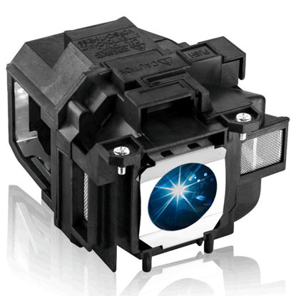 Picture of EWO'S ELP67 Replacement Projector Lamp for Epson ELPLP67 PowerLite Home Cinema 500 707 710HD 750HD EX5210 EX7210 EX3210 EX3212 VS210 VS220 X12 W12 S12 V13H010L67 Lamp Bulb Replacement