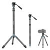 Picture of Manbily MPK-323 Carbon Fiber Camera Monopod with Feet, 74" Professional Monopod with Pan Tilt Fluid Head and Removable Tripod Base for DSLR Camera, Φ32mm Tube, Max Load 44lb/20kg