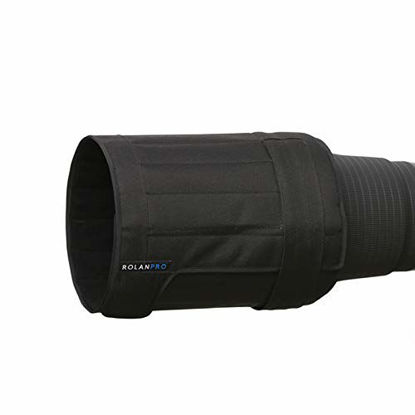 Picture of ROLANPRO Lens Hood Telephoto Lens Folding Hood for Canon Nikon Sony Sigma Tamron 500mm f/4 SLR (M)-Black Waterproof