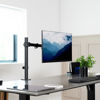 Picture of VIVO Single Monitor Arm Desk Mount, Holds Screens up to 32 inch Regular and 38 inch Ultrawide, Fully Adjustable Stand with C-Clamp and Grommet Base, VESA 75x75mm or 100x100mm, Black, STAND-V001