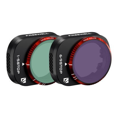 Picture of Freewell Variable ND VND1-5 Stop, VND6-9 Stop 2 Pack Run&Gun Camera Lens Filters Compatible with Mini 4 Pro