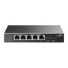 Picture of TP-Link TL-SG1005P-PD | 5 Port PoE Passthrough Gigabit Ethernet Switch | 1 PoE++ In@90W, 4 PoE+ Output up to 66W | Plug & Play | Extend Mode | QoS, IGMP, PoE Auto Recovery | PoE Powered ONLY | Fanless