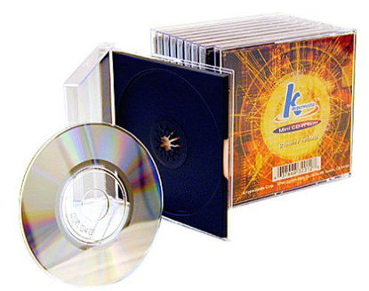 Picture of (200-Pack) Compact Mini Pocket CD-R 21min / 185MB 8cm/80mm Blank Recordable CD w/ Jewel Cases