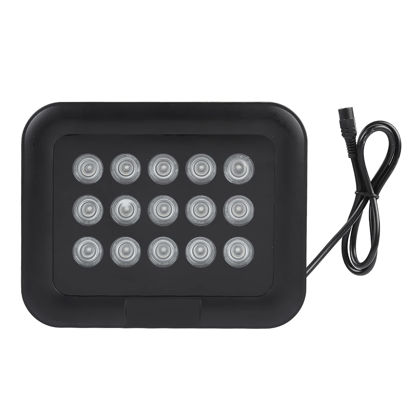 Picture of ASHATA Illuminator Light CCTV IR,DC 12V 15pcs IR Infrared LEDs Array Light with IP65 Waterproof Night Vision for Security Camera