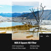 Picture of NEEWER ND0.9 (3 Stops) Square ND Filter, 4"x5.65" Dual Sided 30 Multi Nano Coated Cinema Neutral Density Filter for NEEWER Matte Box Compatible with Tilta Compatible with SmallRig