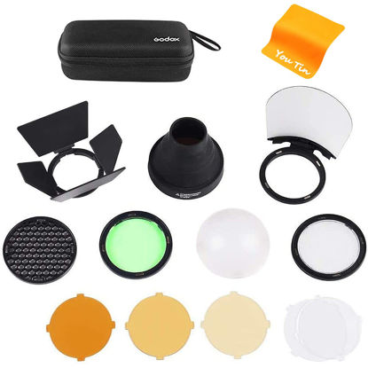 Picture of Godox AK-R1 Round Flash Head Accessories Kit for Godox V1 Speedlight and H200R Round Flash Head to AD200 AD200pro Pocket Flash