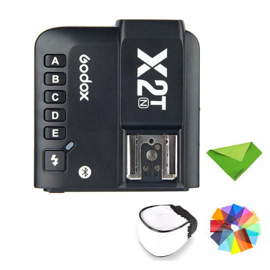 Picture of GODOX X2T-N TTL Wireless Flash Trigger for Nikon, Bluetooth Connection Supports iOS/Android App Contoller, 1/8000s HSS, TCM Function, 5 Separate Group Buttons X1T Upgrade Version