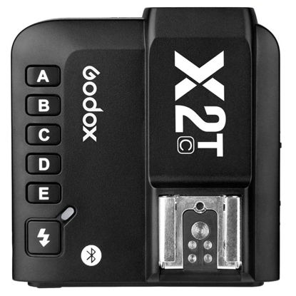 Picture of Godox X2T-C 2.4G Wireless Flash Trigger Transmitter Compatible with Canon with E-TTL II HSS 1/8000s Group Function LED Control Panel Firmware Update