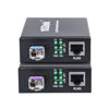 Picture of ipolex A Pair of Bidi Gigabit Single-Mode LC Fiber to Ethernet Media Converter, with BiDi SFP LX Module, 1310nm/1550nm, SMF, up to 20-KM, 1.25G Fiber Media Converter,1000Base-LX to 10/100/1000Base-TX