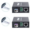 Picture of ipolex A Pair of Bidi Gigabit Single-Mode LC Fiber to Ethernet Media Converter, with BiDi SFP LX Module, 1310nm/1550nm, SMF, up to 20-KM, 1.25G Fiber Media Converter,1000Base-LX to 10/100/1000Base-TX