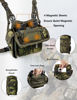 Picture of WOLFHUNT Binocular Harness Chest Pack Magnetic Closure, Bino Case with Detachable Rangefinder Pouch, Camouflage Bino Bag with Adjustable Strap for Hunting, Field Observation