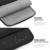 Picture of MoKo Laptop Sleeve Bag for 13.3-14 Inch, Notebook Carrying Case with Pocket Fits MacBook Pro M2 14" /13" M2/M1 Pro/M1 Max 14.2 2023-2021/Air 13.6" M2 2022, Surface Pro 9/8 13", Black & Gray