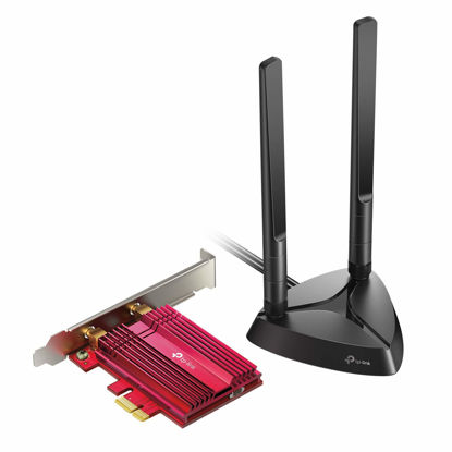 Picture of TP-Link WiFi 6 AX3000 PCIe WiFi Card (Archer TX3000E), Up to 2400Mbps, Bluetooth 5.2, 802.11AX Dual Band Wireless Adapter with MU-MIMO,OFDMA,Ultra-Low Latency, Supports Windows 11, 10 (64bit) only