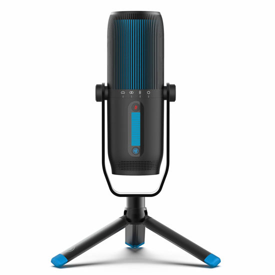 Picture of JLab Talk Pro USB Microphone, USB-C Output, Cardioid, Omnidirectional, Stereo, Bidirectional, 192k Sample Rate, 20Hz-20kHz Frequency Response, Volume, Gain Control, Quick Mute, Plug & Play