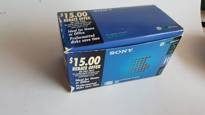 Picture of Sony Floppy Disks: Double-Sided, IBM Formatted, MFD High Density 50 PACK