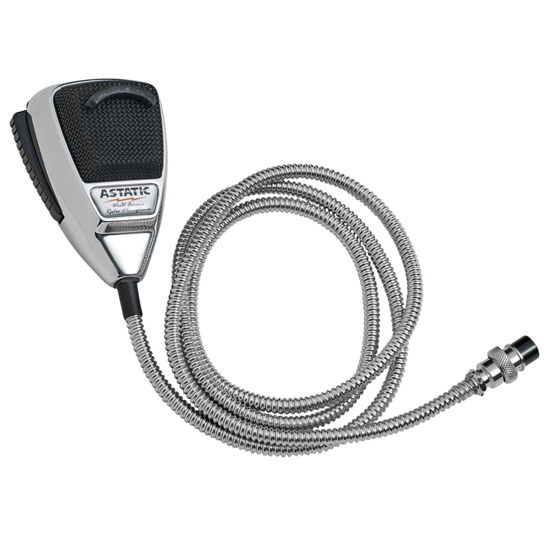 Picture of ASTATIC 302-10187 4-Pin Noise-Cancelling Microphone (Chrome)