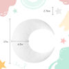 Picture of M&G House Newborn Photography Prop Pillow Crescent Moon Infant Crescent Star Pillows Baby Photo Prop Decor Basket Photo Prop Baby Photoshoot Props Studio Accessories(White)