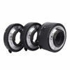 Picture of Auto Focusing Macro Extension Lens Tube - Metal Extension Tube Adapter - 12mm+20mm+36mm - for Macro Photography - for Nikon F Mount DSLR Camera (MK-N-AF1-A)