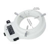 Picture of AmScope LED-144W-ZK White Adjustable 144 LED Ring Light Illuminator for Stereo Microscope & Camera