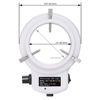 Picture of AmScope LED-144W-ZK White Adjustable 144 LED Ring Light Illuminator for Stereo Microscope & Camera