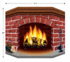 Picture of Brick Fireplace Stand-Up Party Accessory (1 count) (1/Pkg)