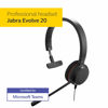 Picture of Jabra Evolve 20 MS Teams Wired Headset, Mono Telephone Headset for Greater Productivity, Superior Sound for Calls and Music, USB Connection, All Day Comfort Design