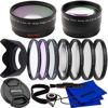 Picture of Ultimaxx 55MM Complete Lens Filter Accessory Kit with 55MM 2.2X Telephoto, 43x Wide Angle/Macro Lenses, and More Designed for Nikon D3400 D3500 D5500 D5600 Camera with Nikon AF-P DX 18-55mm Lens