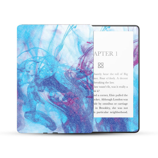 Picture of MightySkins Glossy Glitter Skin Compatible with Amazon Kindle Paperwhite 5 6.8-inch 11th Gen (2021) Full Wrap - Paint Vapor | Protective High-Gloss Glitter Finish | Easy to Apply | Made in The USA