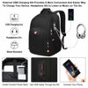 Picture of Della Gao Laptop Backpack, Business Travel Backpack with USB Charging Slit for Men Womens, Anti Theft Water Resistant Computer Backpack Fits 15 Inch Laptop and Notebook, Black