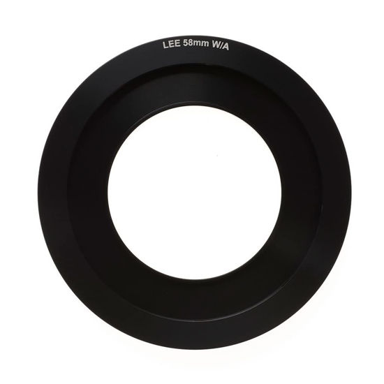 Picture of Lee Filters LEE100 FHWAAR58C Wide-Angle Adapter Ring 58mm Diameter Black Camera Accessory