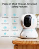 Picture of blurams Indoor Camera, 2K Pet Camera 360° Security Camera for Home Security with Phone App, Motion Tracking, 2-Way Audio, IR Night Vision, Siren, Works with Alexa & Google Assistant(2.4GHz ONLY)