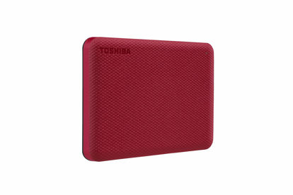 Picture of Toshiba Canvio Advance 1TB Portable External Hard Drive USB 3.0, Red - HDTCA10XR3AA