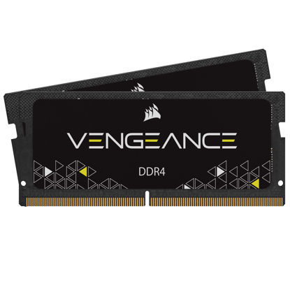 Picture of Corsair Vengeance Performance SODIMM Memory 32GB (2x16GB) DDR4 3200MHz CL22 Unbuffered for 8th Generation or Newer Intel Core™ i7, and AMD Ryzen 4000 Series Notebooks