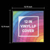 Picture of 50-Pack 12-inch Vinyl-Record Outer Sleeves - LP Record Sleeves Album Covers, Clear Premium Polypropylene Vinyl Record Storage Protector, 3 mil Thick, Wrinkle Free, Fit for Single and Double LP Storage