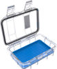 Picture of Pelican M40 Micro Case - Waterproof Case (Dry Box, Field Box) for iPhone, GoPro, Camera, and more (Blue/Clear)