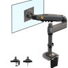 Picture of NB North Bayou Monitor Desk Mount Long Arm for Monitors Within 4.4 to 19.8lbs Ultra Wide Full Motion Swivel Height Adjustable Monitor Stand H100