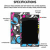 Picture of MightySkins Glossy Glitter Skin Compatible with Amazon Kindle Scribe (2022) Full Wrap - Rainbow Wolf | Protective High-Gloss Glitter Finish | Easy to Apply | Made in The USA