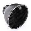 Picture of Fotga 6.8" Inner Dia Standard Reflector Diffuser Lamp Shade Dish with 10°/20°/30°/40°/50°/60° Honeycomb Grid for Bowens Mount Studio Strobe Flash Speedlite Light