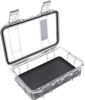 Picture of Pelican M50 Micro Case - Waterproof Case (Dry Box, Field Box) for iPhone, GoPro, Camera, Camping, Fishing, Hiking, Kayak, Beach and more (Black/Clear)