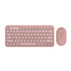 Picture of Logitech Pebble 2 Combo, Wireless Keyboard and Mouse, Quiet and Portable, Customizable, Logi Bolt, Bluetooth, Easy-Switch for Windows, macOS, iPadOS, Chrome - Tonal Rose