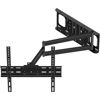 Picture of FORGING MOUNT Long Arm TV Wall Mount for Most 26-60 Inch Flat Curved TVs, 25.6inch Full Motion Extension Articulating Arms, Swivel, Tilt TV Bracket Corner TV Mount Fits Max VESA 400x400mm up to 77lbs