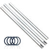 Picture of 118"/3m Stainless Metal Tube Crossbar for Studio Backdrop Wall Mount System - Holder Pole