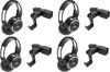 Picture of RP Accessories IR-2008B Infrared Wireless Headphones and Mounts, 2-Channel Folding Universal Rear Entertainment System IR Headphone for Car TV and DVD Player Audio, Set of 4