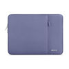 Picture of MOSISO Laptop Sleeve Bag Compatible with MacBook Air/Pro, 13-13.3 inch Notebook, Compatible with MacBook Pro 14 inch M3 M2 M1 Chip Pro Max 2024-2021, Polyester Vertical Case with Pocket, Lavender Gray