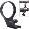 Picture of Lens Collar Tripod Mount Ring Support Holder BracketCompatible with Sigma 105mm f/1.4 DG HSM Art (EF/FX/FE/L Mount) & Sigma 100-400mm f/5-6.3 DG DN OS (E/L Mount) Lens, Bottom is Arca Fit Plate