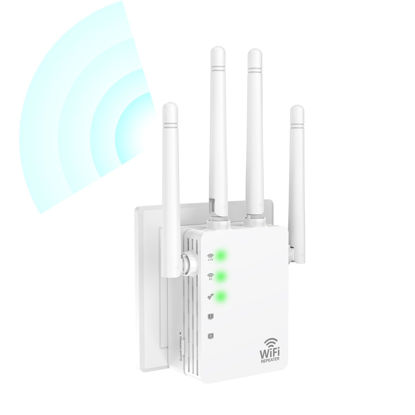 Picture of WiFi Extender Signal Booster for Home, Internet Extender WiFi Booster, Long Range up to 12880 Sq Ft and 105 Devices, Internet Extender WiFi Booster, WiFi Repeater with Ethernet Port, Signal Booster