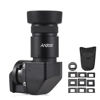 Picture of Andoer Camera Viewfinder 1.25X/ 2.5X Magnification Right Angle Viewfinder with 10 Mounting Adapters Replacement for Nikon Pentax Olympus Leica Fujifilm DSLR Camera